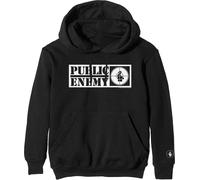 Public Enemy - Sweat à capuche homme/femme unie "Crosshairs" RO2955 (XL) (Noir)