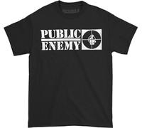 Public Enemy - T-shirt homme/femme unie RO8291 (M) (Noir)