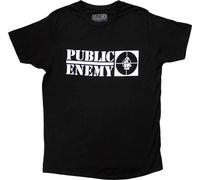 Public Enemy Tričko Crosshairs Logo Uni Noir L