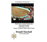 Public Figures and their Relationship with Donald Marshall as REM Driven Clones: Volume 1: March 25th 2012 to May 24th 2012