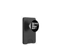Public Health Over Corporate Wealth Hands Off My Healthcare PopSockets PopWallet pour MagSafe