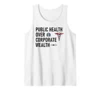 Public Health Over Corporate Wealth Hands Off Our Healthcare Débardeur