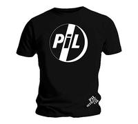 Public Image Limited T-shirt officiel PIL avec logo blanc classique.