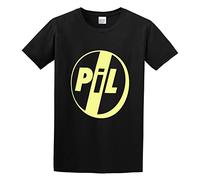 Public Image Ltd is Rotten Tour 2018 Band Merch Unisex 100% Cotton Short-Sleeve T-Shirts Black XXL