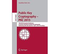 Public-Key Cryptography -- Pkc 2015