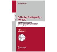 Public-Key Cryptography - Pkc 2017