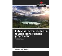 Public participation in the tourism development programme