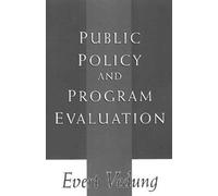 Public Policy And Program Evaluation