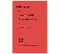 Public Policy In Soviet Private International Law