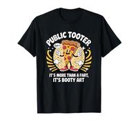 Public Tooter Funny Farting Joke Pizza It's More Than a Fart T-Shirt