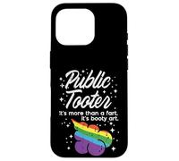 Public Tooter More Than Fart Body Art Inapproprié Meme Men Coque pour iPhone 16 Pro