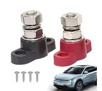 Publication de l'union de la batterie, poteaux de connexion de la batterie - 1 paire de pots de voiture Poteaux de jonction de batterie robustes - Les vis de montage comprennent des pièces de