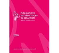 Publications mathematiques de besancon - algebre et theorie des nombres - numero 2025