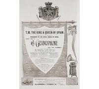 Publicité pour The Gramophone Comany dans l'édition d'avril 1907 de The Graphic un hebdomadaire illustré publié à Londres de 1869 à 1932. Poster imprimé par Ken Welsh (28 x 40 cm)
