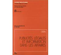 Publicités légales et information dans les affaires