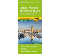 Publicpress Rad- und Wanderkarte Lindau, Wangen, Westliches Allgäu, Oberstaufen, Friedrichshafen 1:50.000: Rad- und Wanderkarte mit Ausflugszielen, ... reissfest, abwischbar, GPS-genau. 1:50000