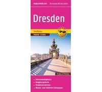 Publicpress Stadtplan Dresden 1:16.000: Touristischer Stadtplan mit Sehenswürdigkeiten und Straßenverzeichnis. 1:16000