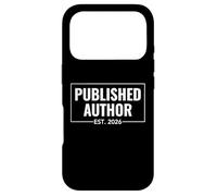 Published Author Est 2026 for New Writer Poet Novelist Coque pour iPhone 17 Pro