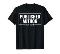 Published Author Est 2026 for New Writer Poet Novelist T-Shirt