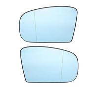 PUBUGPDPAG Rétroviseur latéral Chauffant Gauche Droit lentille Blanche pour Classe S W220 1998 1999 2000 2001 2002 Verre Rétroviseur Vitre Retroviseur Chauffant(1pair)
