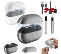 Pubyfun/Fanyil/Glosrity Easyclip Smart Nail Clipper, Upgraded Electric Nail Clipper Set, 2 Speeds Automatic Nail Trimmer With Led Light & Clip Storage, For Adults, Seniors(2pcs)