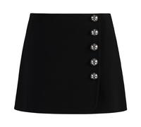 Pucci - Jupe mini en laine ornée - Femme - Jupes - Noir - Taille: 38 FR