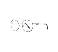 Pucci - Monture Optique Ronde Bleue avec Étui de Marque - Femme - Accessoires - Bleu - Taille: ONE Size