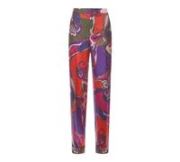 Pucci - Pantalon de Pyjama en Soie Imprimé Orchidée - Femme - Pantalons - Multicolore - Taille: 40 FR