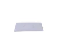 Pucci Plaque blanche 9066 - Décorative - Rectangulaire - Métal - 25 x 10 x 5 cm
