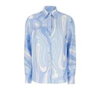 Pucci - Printed Twill Shirt - Femme - Blouses et Chemises - Multicolore - Taille: 38 FR