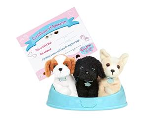 Pucci Pups - Adoptez Un Chien - Chien en Peluche - Jeu de Chiot - Animaux en Peluche - 2 Ans et +