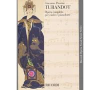 Partitions classique RICORDI PUCCINI G. - TURANDOT TESTO ITALIANO - CHANT ET PIANO Voix solo, piano