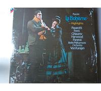 PUCCINI Giacomo (Italia) - PUCCINI, Giacomo: La Bohème (Highlights)--VINYL-DEC 4212451-DECCA - Inghilterra-PUCCINI Giacomo (Italia)-Berliner Philharmoniker; FRENI Mirella (soprano); GHIAUROV Nicolai (basso); HARWOOD Elizabeth (soprano); KARAJAN Herbert von (dir); MAFFEO Gianni; PANERAI Rolando (baritono); PAVAROTTI Luciano (tenore); SENECHAL Michel (tenore)