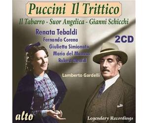 Puccini : Il Trittico. Tebaldi, Del Monaco, Simionato, Gardelli.