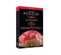 Puccini : La Bohème - Tosca - Madame Butterfly. Lopez Cobos, Benini, De Waart.