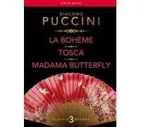 La Bohème, Tosca, Madame Butterfly DVD https://www.fnac.com/a10660206/La-Boheme-Tosca-Madame-Butterfly-DVD-DVD-Zone-2?oref=325da369-81fc-f307-4d0d-d453a812a541