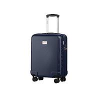PUCCINI Panama Valise Rigide en Polycarbonate - Bagage à Main - Valise légère avec roulettes jumelées - Serrure à Combinaison TSA - Tailles M-L-XL, Bleu foncé, m, Bagage à Main