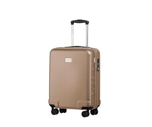 PUCCINI Panama Valise Rigide en Polycarbonate - Bagage à Main - Valise légère avec roulettes jumelées - Serrure à Combinaison TSA - Tailles M-L-XL, Champagne, XL, Grande Valise