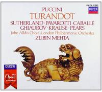 Puccini - Turandot / Sutherland · Pavarotti · Caballé · Ghiaurov · Krause · Pears · LPO · Mehta (1990-10-25)