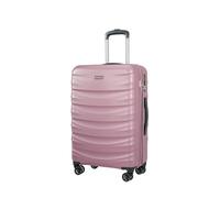 PUCCINI Valencia Valencia Valise Rigide en Polycarbonate Bagage à Main Valise de Voyage légère avec roulettes jumelées Tailles M-L-XL, Rose, L, Valise Moyenne