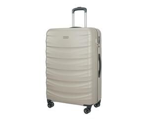 PUCCINI Valencia Valencia Valise Rigide en Polycarbonate Bagage à Main Valise de Voyage légère avec roulettes jumelées Tailles M-L-XL, Champagne, m, Bagage à Main