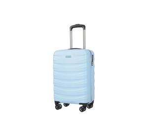 PUCCINI Valencia Valencia Valise Rigide en Polycarbonate Bagage à Main Valise de Voyage légère avec roulettes jumelées Tailles M-L-XL, Bleu, L, Valise Moyenne