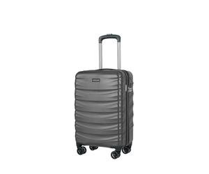 PUCCINI Valencia Valencia Valise Rigide en Polycarbonate Bagage à Main Valise de Voyage légère avec roulettes jumelées Tailles M-L-XL, Anthracite, L, Valise Moyenne