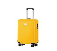 PUCCINI Valise Rigide en Polycarbonate Panama, Bagage à Main, légère Mallette de Voyage avec Roues jumelées, Cadenas combiné TSA M-L-XL, Citronier, Medium, Équipement Manuel