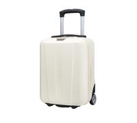 PUCCINI Valise Rigide Paris - Bagage à Main - Valise légère - avec 4 roulettes - Tailles S-M-L-XL, Blanc., XL, Grande Valise