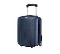 PUCCINI Valise Rigide Paris - Bagage à Main - Valise légère - avec 4 roulettes - Tailles S-M-L-XL, Bleu foncé, s, Petite Valise