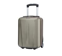 PUCCINI Valise Rigide Paris - Bagage à Main - Valise légère - avec 4 roulettes - Tailles S-M-L-XL, Champagne, XL, Grande Valise