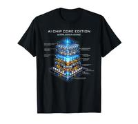 Puce AI - AI Core Edition - Conception de Blueprint du processeur neuronal T-Shirt