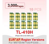 puce de cartouche de Toner TL-420X TL-410X DL420,Compatible M7300 M7302 fdn fdw M6700d P3300dn dw Reset,DL-410 - Type TL-410H 3k