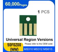 puce de Toner pour Lexmark,MS610dn,50F0X00,50F0U00,50F0Z00,MS315,MS415,MS317,MS517,MS617,MX617,417,317,MS310,410,610,Cartouche - Type 1pcs 60K DRUM CHIP